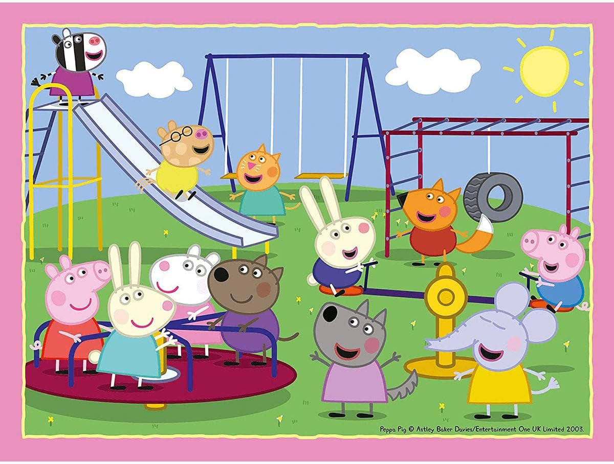 Ravensburger Peppa Wutz puzzle jigsaw pentru copii cu vârsta de 3 ani și peste, 10,2 cm (12, 16, 20, 24 piese) Puzzle Naty Shop