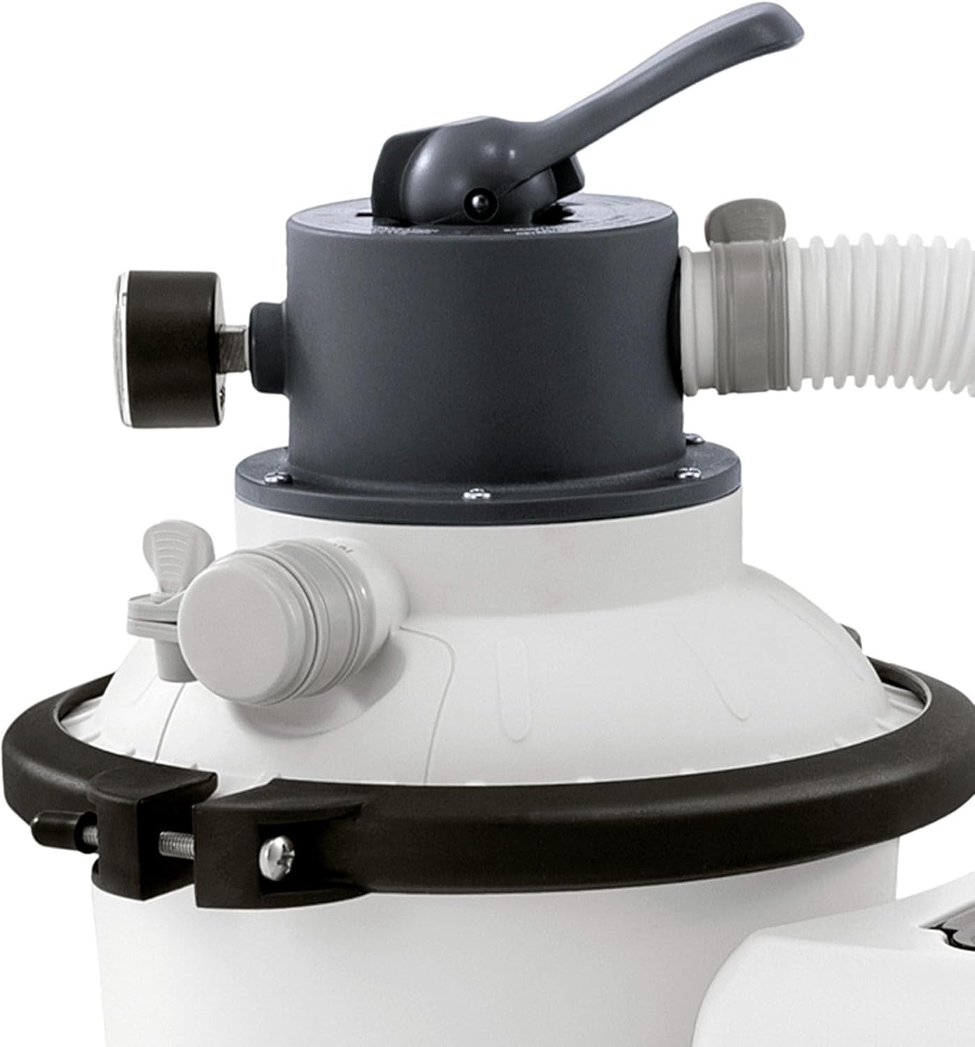 Pompă filtrantă cu nisip Intex 26642 Krystal Clear cu RCD, debit de apă 3500 l/h, debit sistem 2000 l/h, plastic, alb