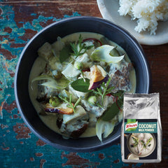 Knorr Kokosmilch Pulver (Milchpulver aus 20 frischen Kokosnüssen, ergibt 6,6 Liter Kokosmilch) 1er Pack (1 x 1 kg)