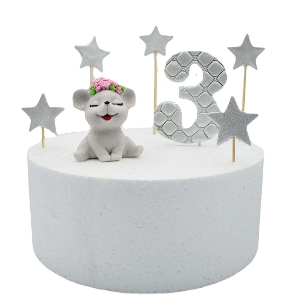 Decoratiune comestibila din zahar, Soricel Nati Shop