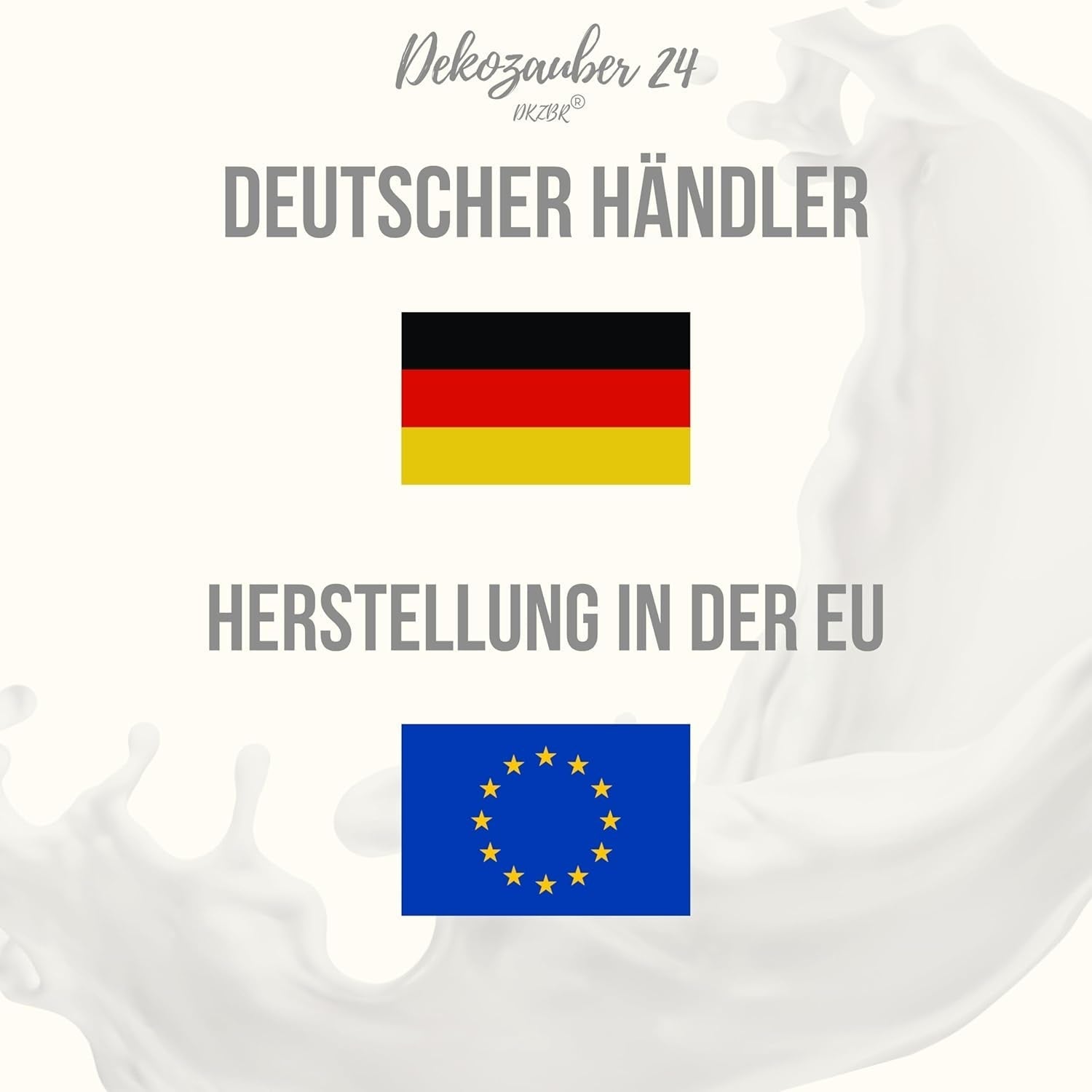 Dekozauber24 couverture drops, alb, 500g, cu aromă de ciocolată albă și vanilie, chipsuri Deco Melts, rezistent la microunde, pentru cake pops, prăjituri, tarte, torturi, picurare sau glazură Pasta de zahar Naty Shop