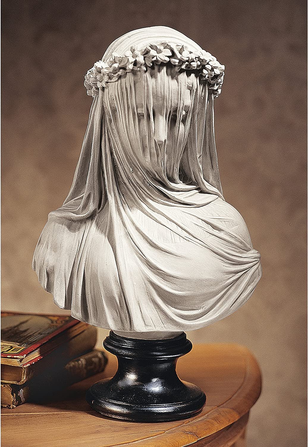 Design Toscano statuie bust fecioară voalată, dimensiuni: 22.8 cm x15.2 cm x35.5 cm Statuete si sculpturi Naty Shop