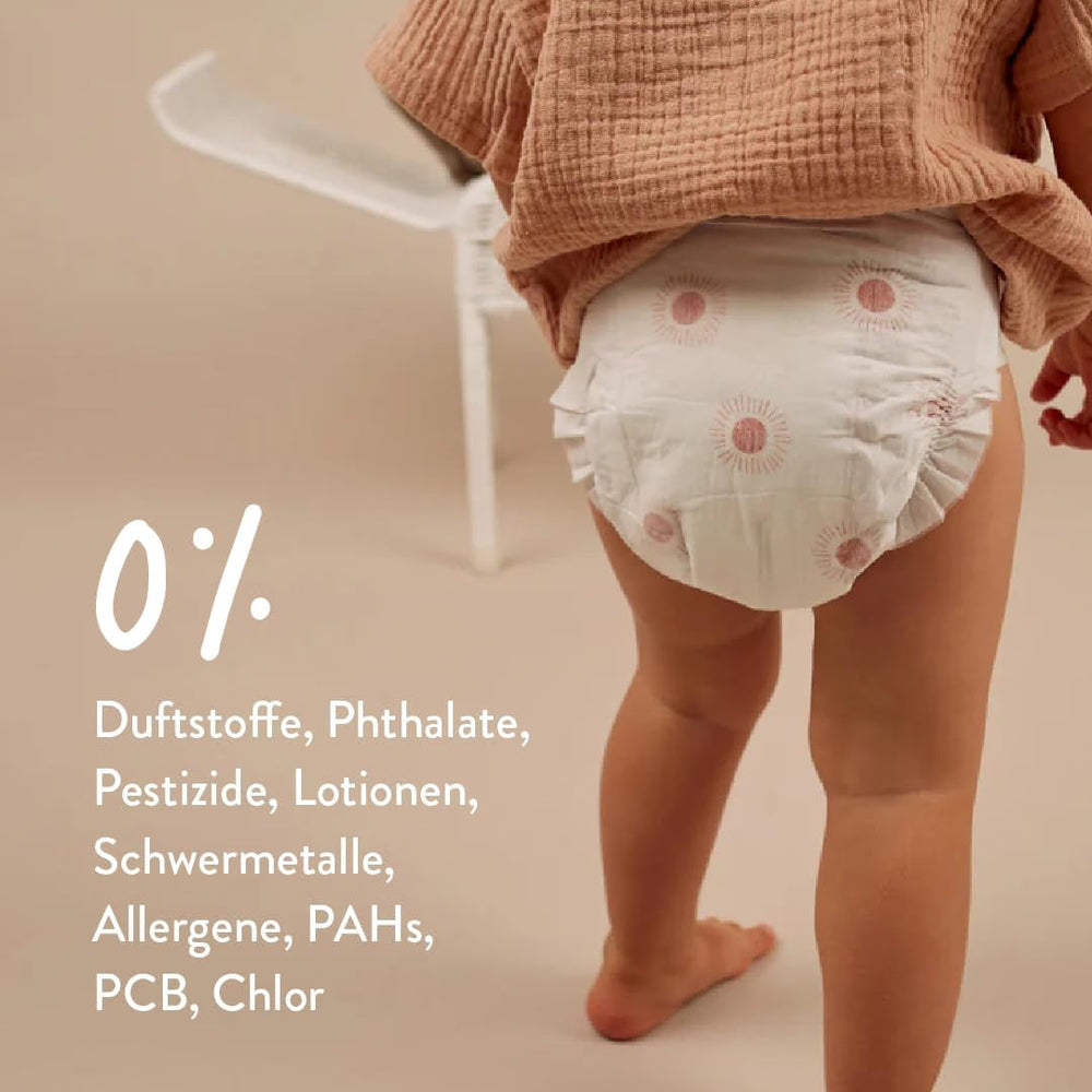 Scutece pentru bebeluși, mărimea 3M (4-8 kg) - 1 pungă de 28 - Fără substanțe nocive, ecologice, foarte absorbante, potrivite pentru utilizare nocturnă, ultra-subțiri și moi - Fabricate în Danemarca