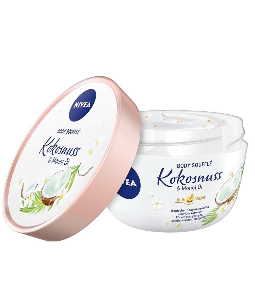 NIVEA Body Soufflé Coconut & Monoi Oil, 200 ml Cosmetice si Infrumusetare Naty Shop