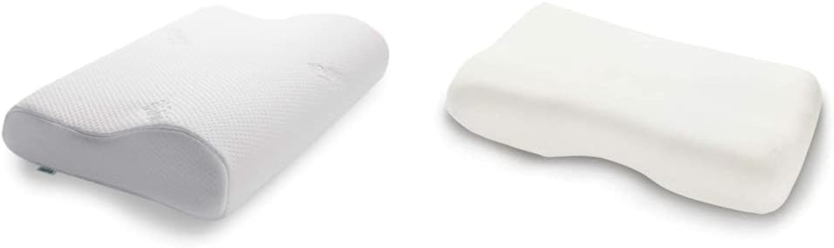 TEMPUR Original Sleeping Pillow Memory Foam, Pernă ergonomică de susținere a gâtului pentru cei care dorm lateral și pe spate, Fermă, M (50 X 31 X 10/7 Cm), Alb Perne ortopedice cervicale Naty Shop Pachet cu husă de pernă, bej Jr (40 X 26 X 7/4 Cm)