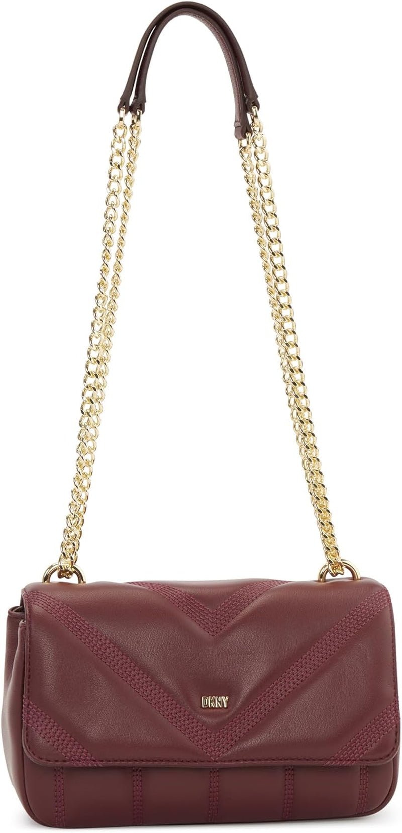 DKNY Flap sac de umăr Genti Femei Naty Shop Vin învechit