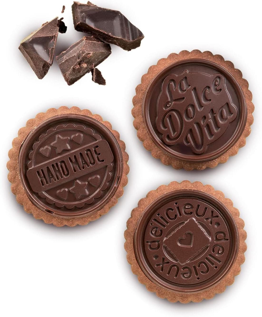 Silikomart 22.165.77.0165 CKC05 COOKIE DOLCE VITA SLIM Bucatarie Naty Shop