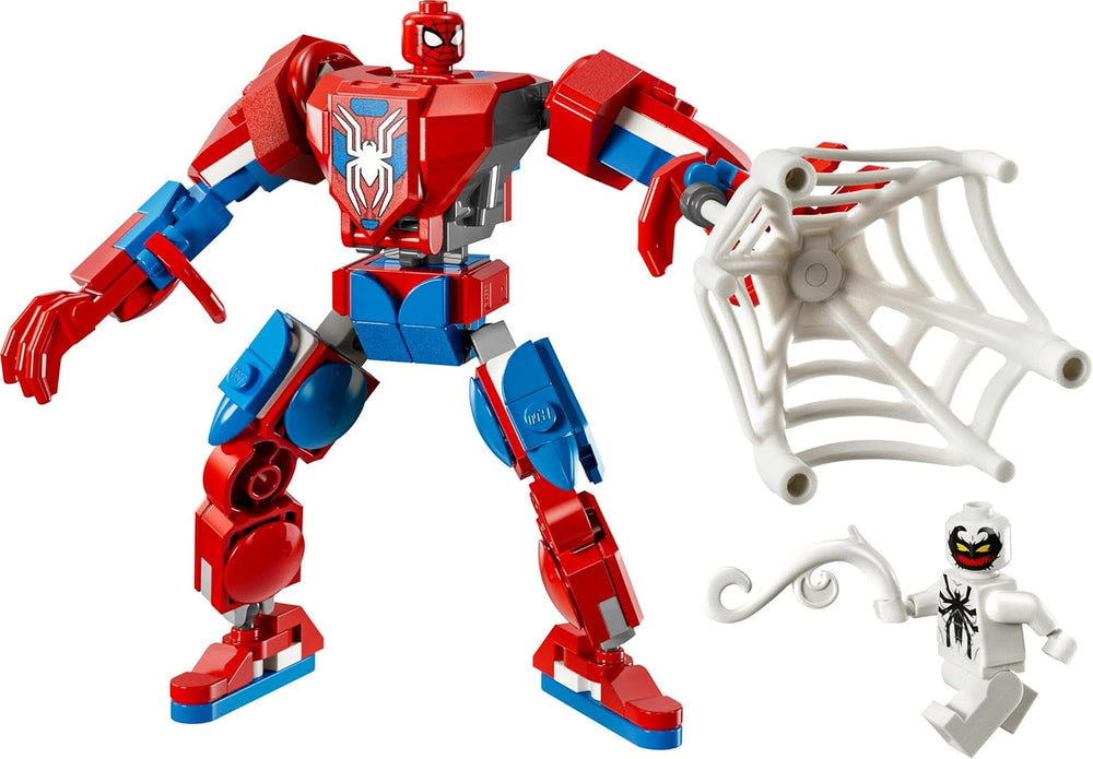 LEGO | Marvel Spider-Man Mech vs. Anti-Venom - Super Hero Figure Building Toy with 2 Minifigures for Imaginative Role Play - Gift for 6 Plus Year Old Boys and Girls 76308