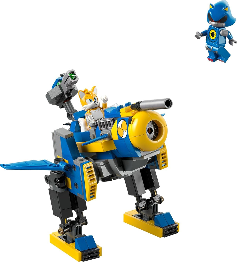 LEGO Sonic the Hedgehog Cyclone vs. Metal Sonic - Spielzeug Mechs zum Sammeln mit 2 Videospiel Minifiguren - Geschenkidee für Jungen und Mädchen ab 8 Jahren & Teenager Gaming Fans 77002
