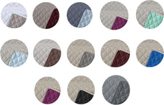 Estoralis | AVA | Cuvertură Boutique Reversibilă | Pentru Toate Anotimpurile | Culoare - Bej/Brun | Pentru pat de 105 Cm. (200 X 270 Cm. Ancho X Alto) | Cuvertură cu matlasare Plapumi si pilote Naty Shop