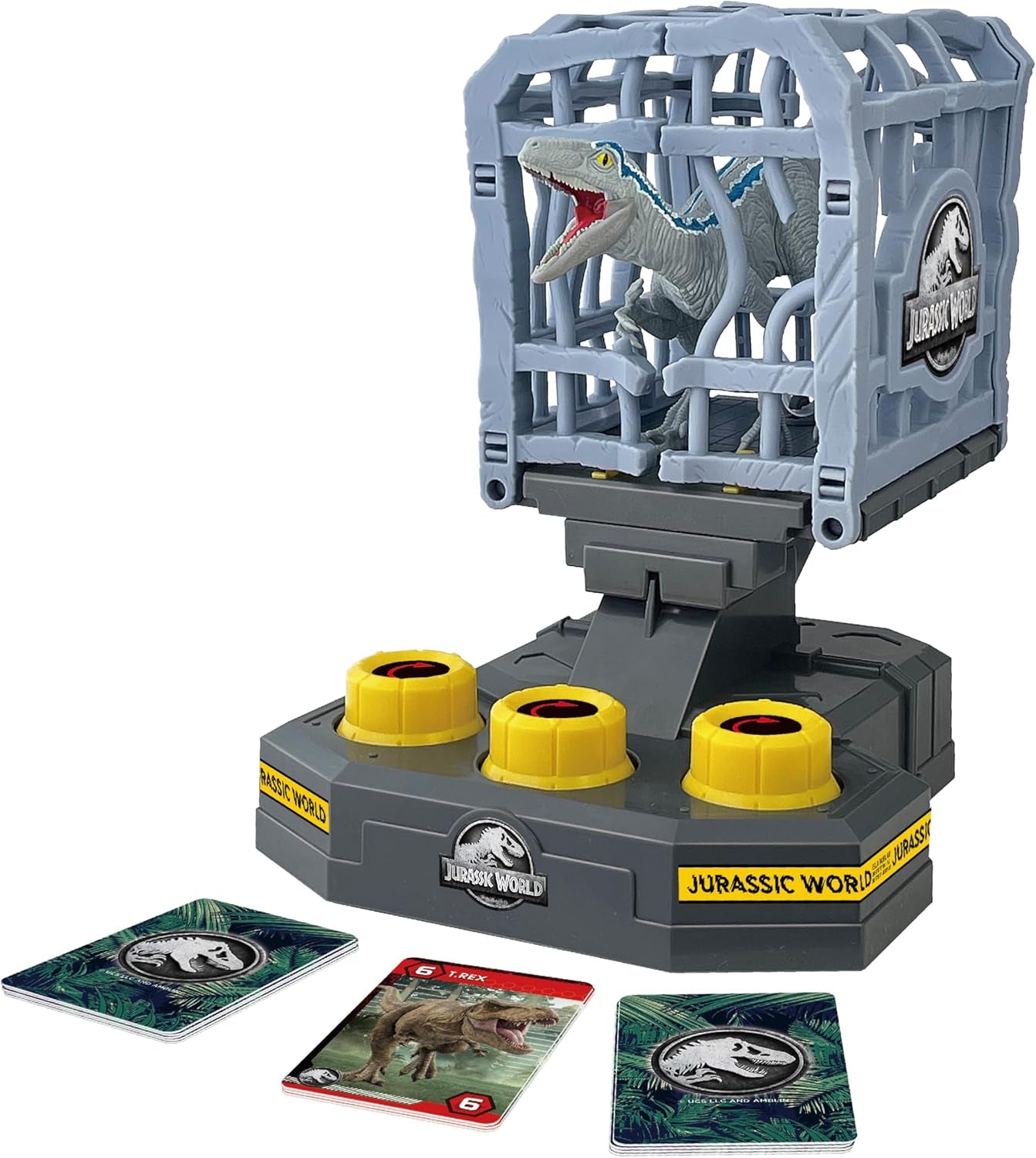 EPOCH Games, Jurassic World - Cage Breaker, 7523, Dinosaurier Spielzeug, Brettspiel für Kinder ab 4 Jahren
