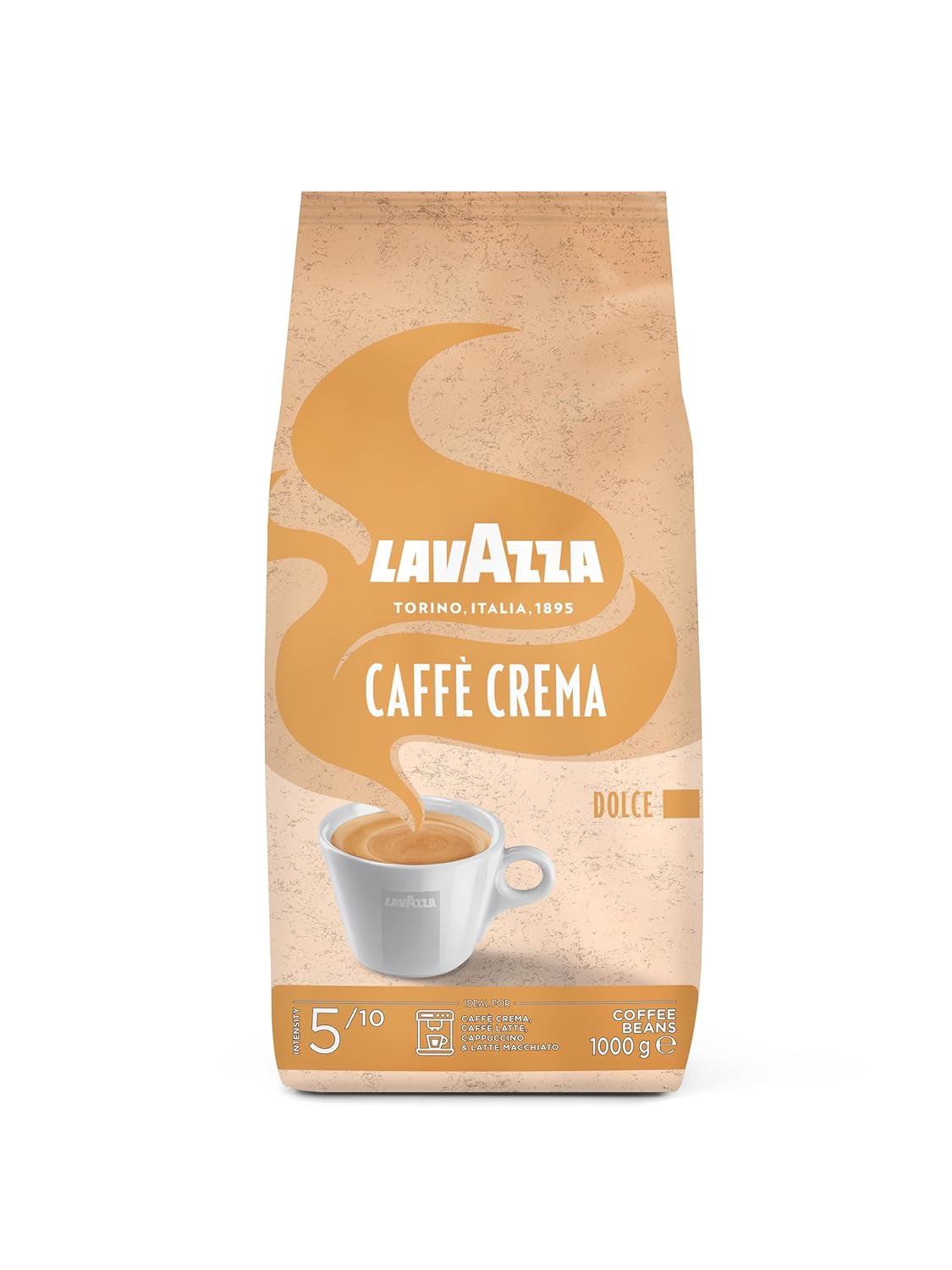 Lavazza Caffè Crema Leggero Special Edition, 1 kg Packung Naty Shop Kaffee 1 kg Dolce