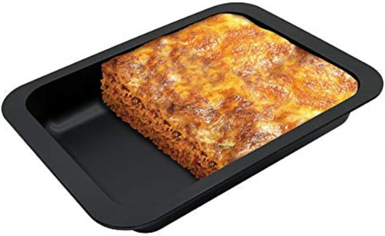 Zenker 7502 Lasagne- und Auflaufform 32,5 x 25 cm, Sonderländer, Schwarz Formen und Backbleche Naty Shop