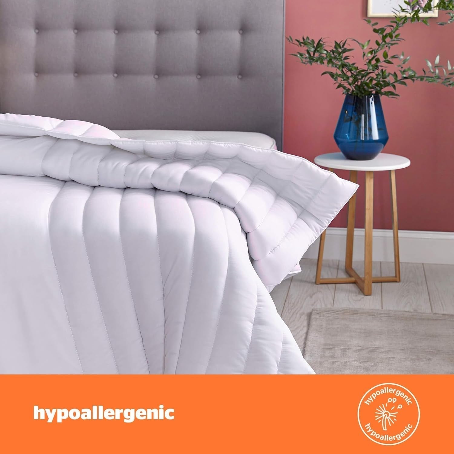 Silentnight Mine – Steppdecke 13,5 Tog, für Kingsize-Bett, 200 x 200 cm, weiße Farbe. Steppdecken und Steppdecken Naty Shop