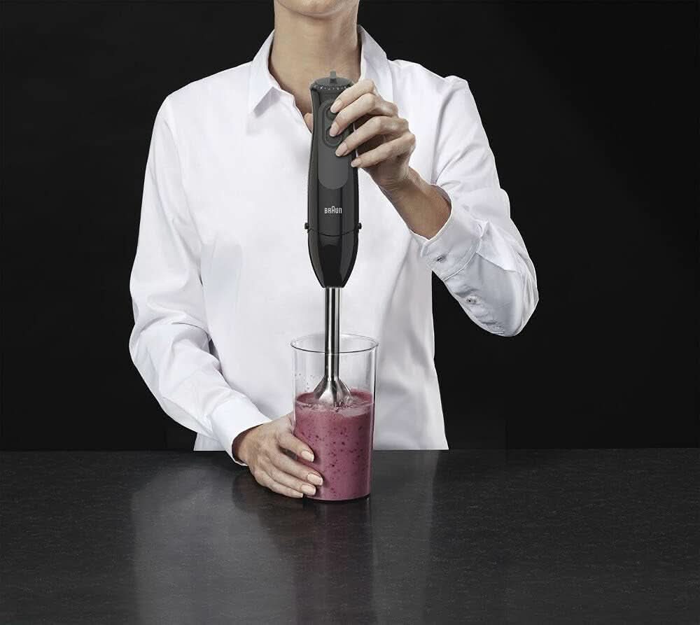 Braun MQ 3135 BK Standmixer, 900 W, 750 W, Schwarz Mutter und Kind Naty Shop