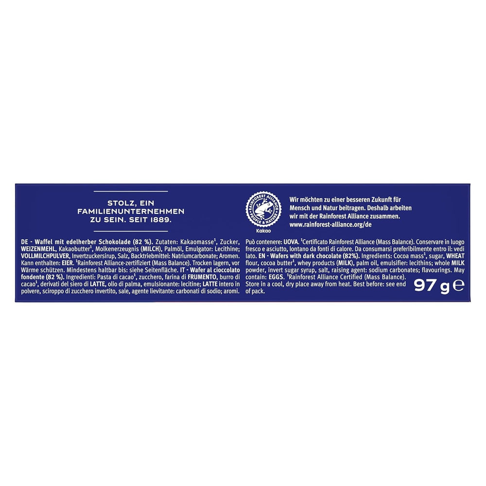 Napolitane de ciocolată BAHLSEN Edelherb - Napolitană cu ciocolată Edelherb (1 x 97 g)