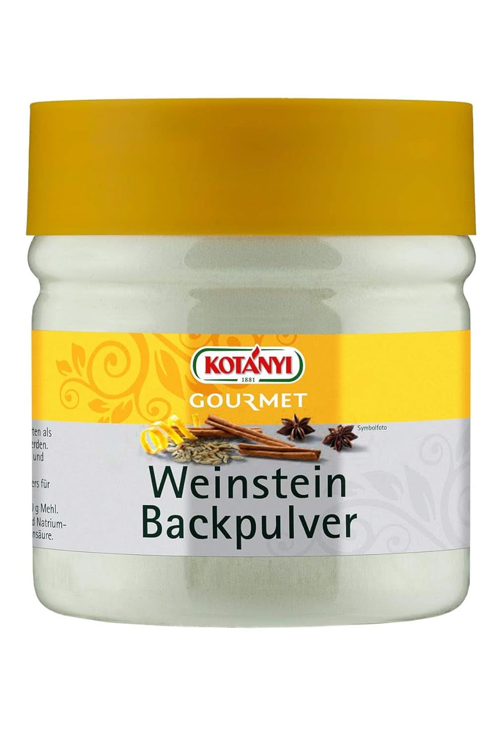 Kotanyi Gourmet Tartar, natürliche Alternative zu Backpulver für eine phosphatarme Ernährung, 310 Gramm Kitchen Naty Shop