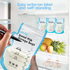 Edibaby, Beutel für Muttermilch, 100 Stück, sterilisiert, ohne BPA Zubehör Lebensmittel und Stillen Bebe Naty Shop