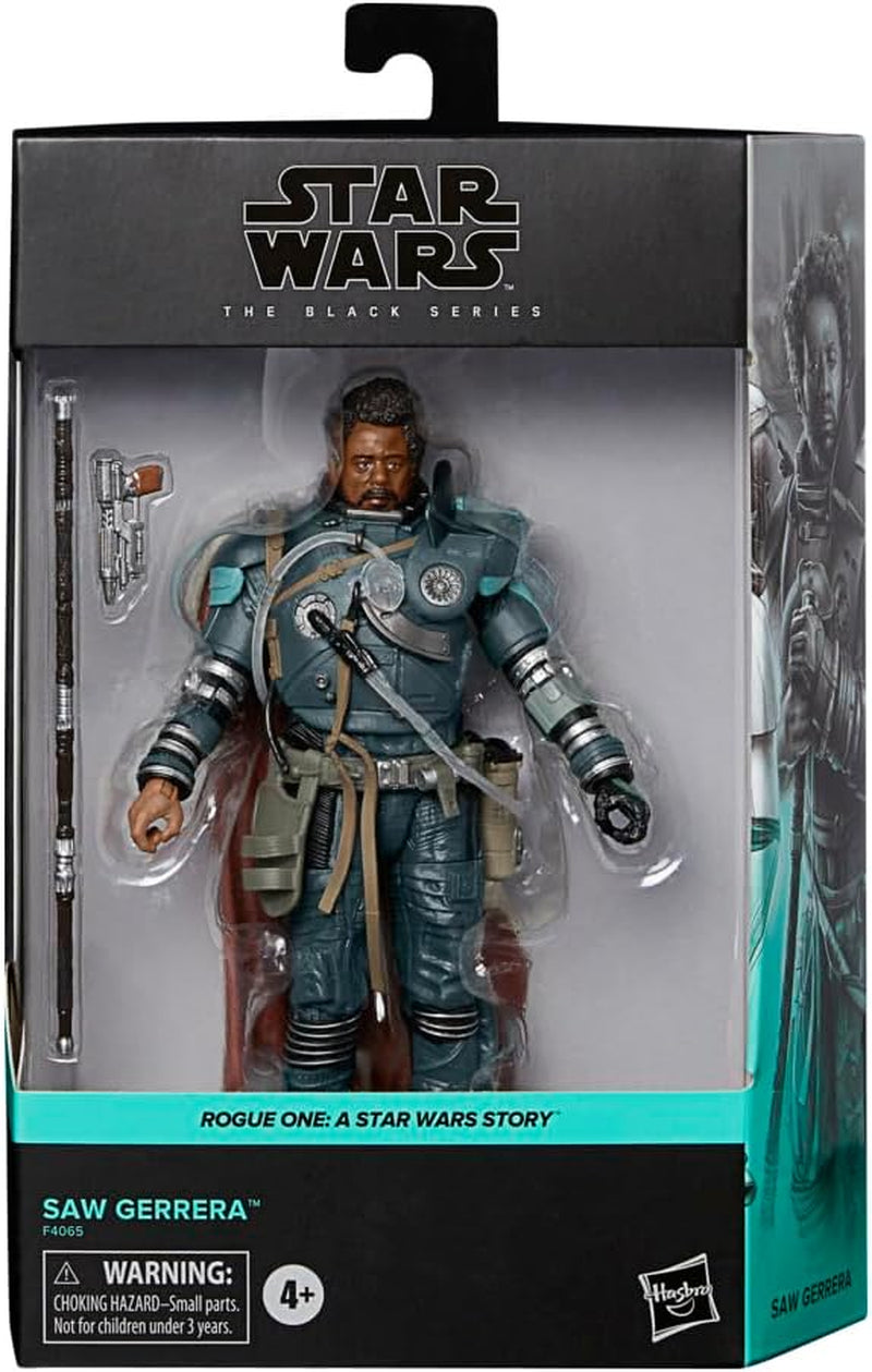 Star Wars The Black Series Saw Gerrera 15 cm Rogue One: A Collectible Story Große Actionfigur für Kinder ab 4 Jahren Actionfiguren Naty Shop