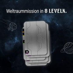 Kosmos 683771 Noobs – Im Weltraum, gemeinsam Weltraummissionen meistern, lustiges kommunikatives Kartenspiel, 3–5 Spieler, ab 10 Jahren, Gesellschaftsspiel, Reisespiel, Souvenir, kleines Geschenk