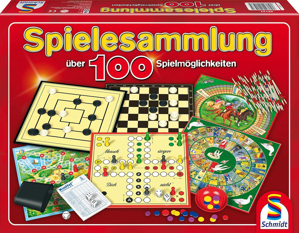 Schmidt Spiele 49147 - Spielesammlung mit 100 Spielmöglichkeiten