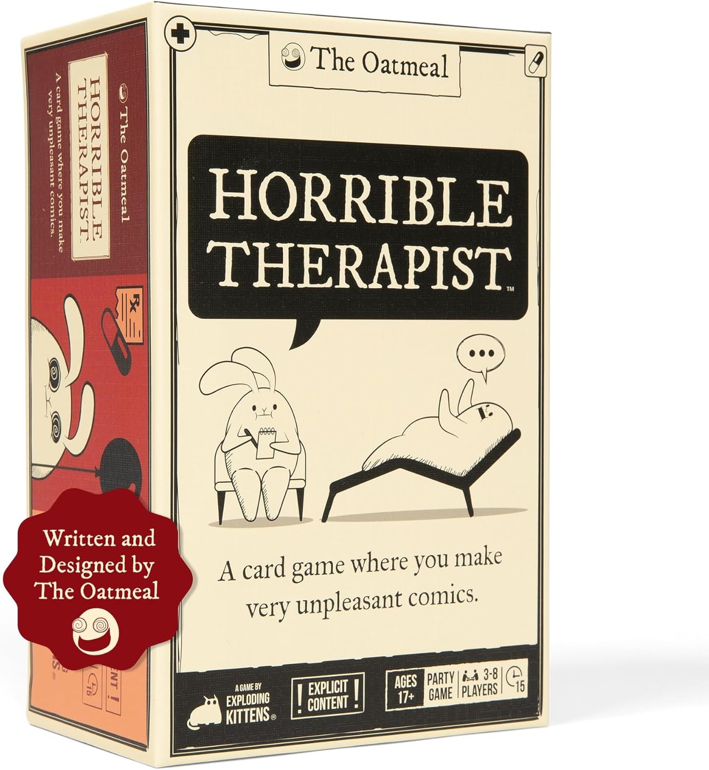 Horrible Therapist: The Ultimate Game Edition – Lustiges Kartenspiel für Erwachsene 3–8 Spieler ab 17 Jahren – Gesellschaftsspiele und Familienspaß am Spieleabend