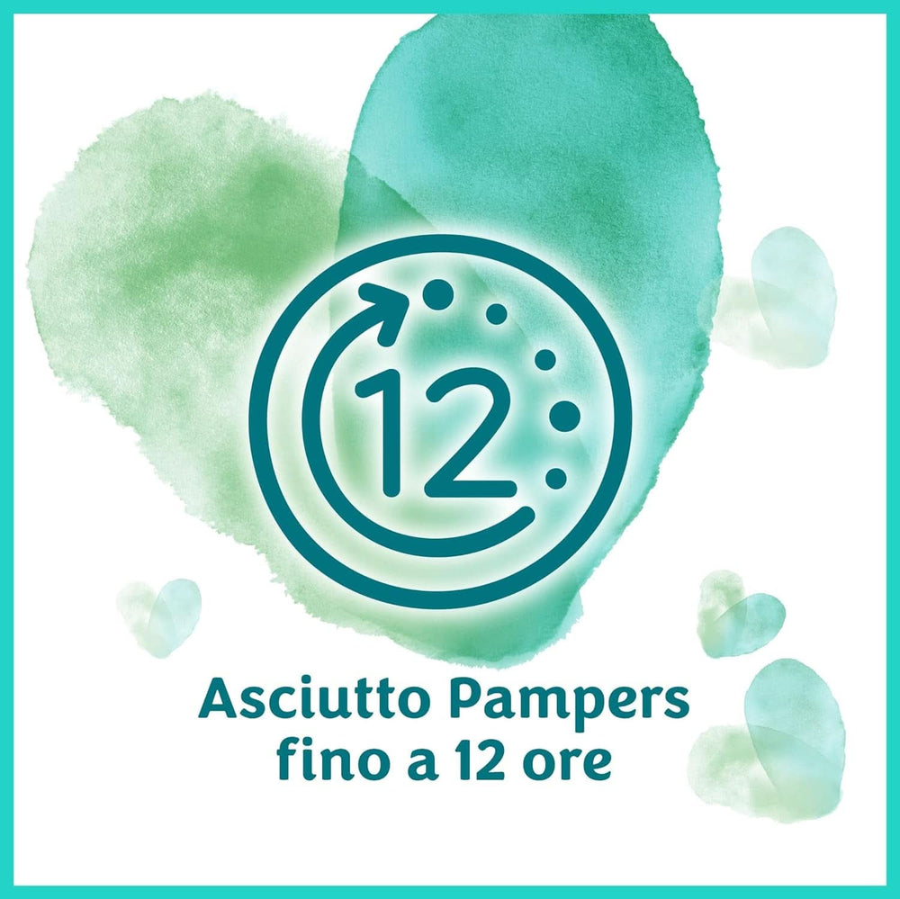Pampers Naturello, 76 Windeln mit Baumwolle und natürlichen Pflanzenmaterialien, 0 % Parfüm, Größe 4 (7-18 kg) Mutter und Kind Naty Shop