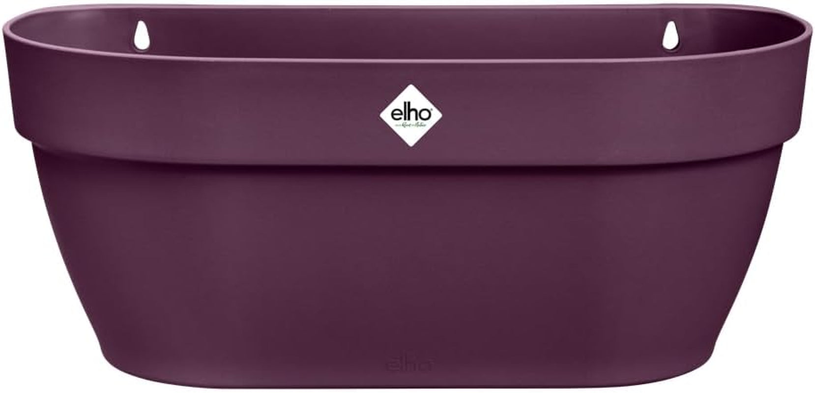 elho Vibia Campana Jardinieră de perete 35 - Jardinieră pentru balcon și utilizare în exterior - Ø 35,0 x H 14,8 cm - Negru/Antracit