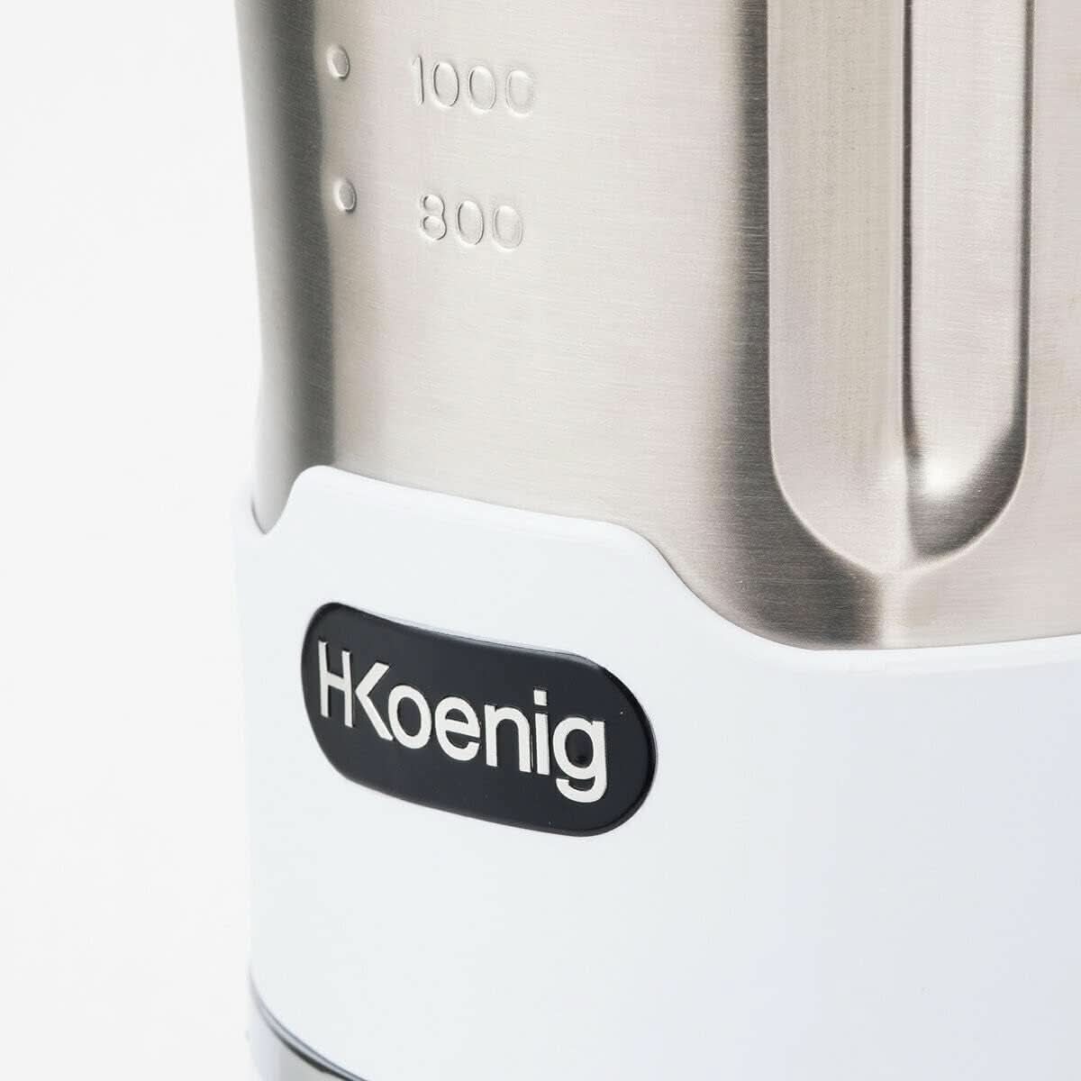 H.KOENIG MXC36 Suppenzubereiter/Mixer/Ice-Crusher/Koch- Und Mixfunktion/Bis 1,7 L/Bis 900 W/Edelstahlgehäuse / Mother and Child Naty Shop