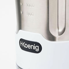 H.KOENIG MXC36 Suppenzubereiter/Mixer/Ice-Crusher/Koch- Und Mixfunktion/Bis 1,7 L/Bis 900 W/Edelstahlgehäuse / Mother and Child Naty Shop