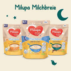 Milchbrei Milupa Gentle Start – Brei für Babys ohne Gluten, ohne Palmöl – ohne Konservierungs- und Farbstoffe – ab dem 5. Monat Mutter und Kind Naty Shop