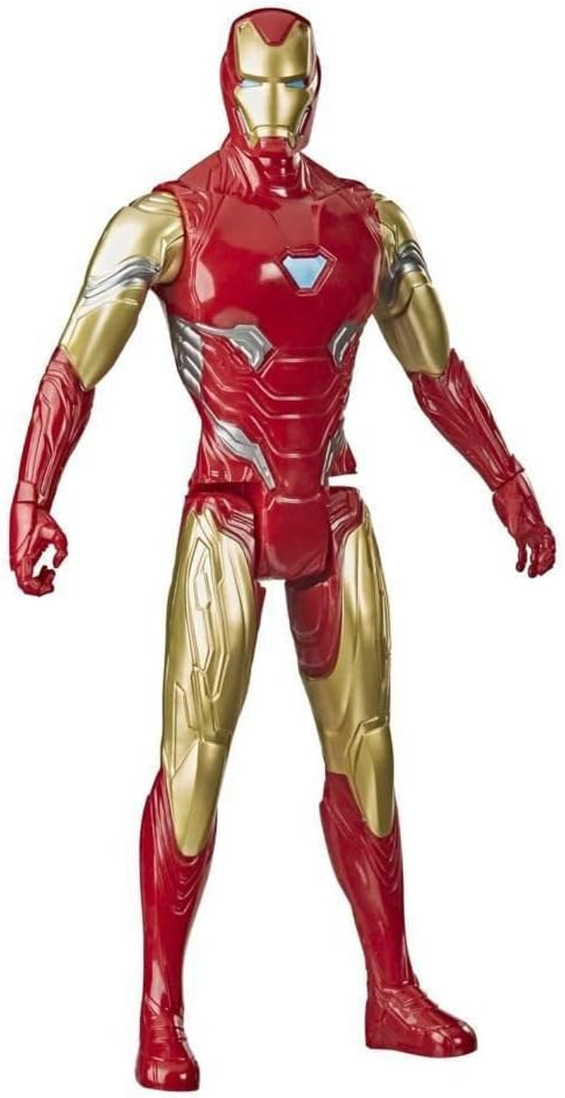 Marvel Avengers Titan Hero Series Captain America 30 cm große Actionfigur Spielzeug für Kinder über 4 Jahre Actionfiguren Naty Shop Iron Man