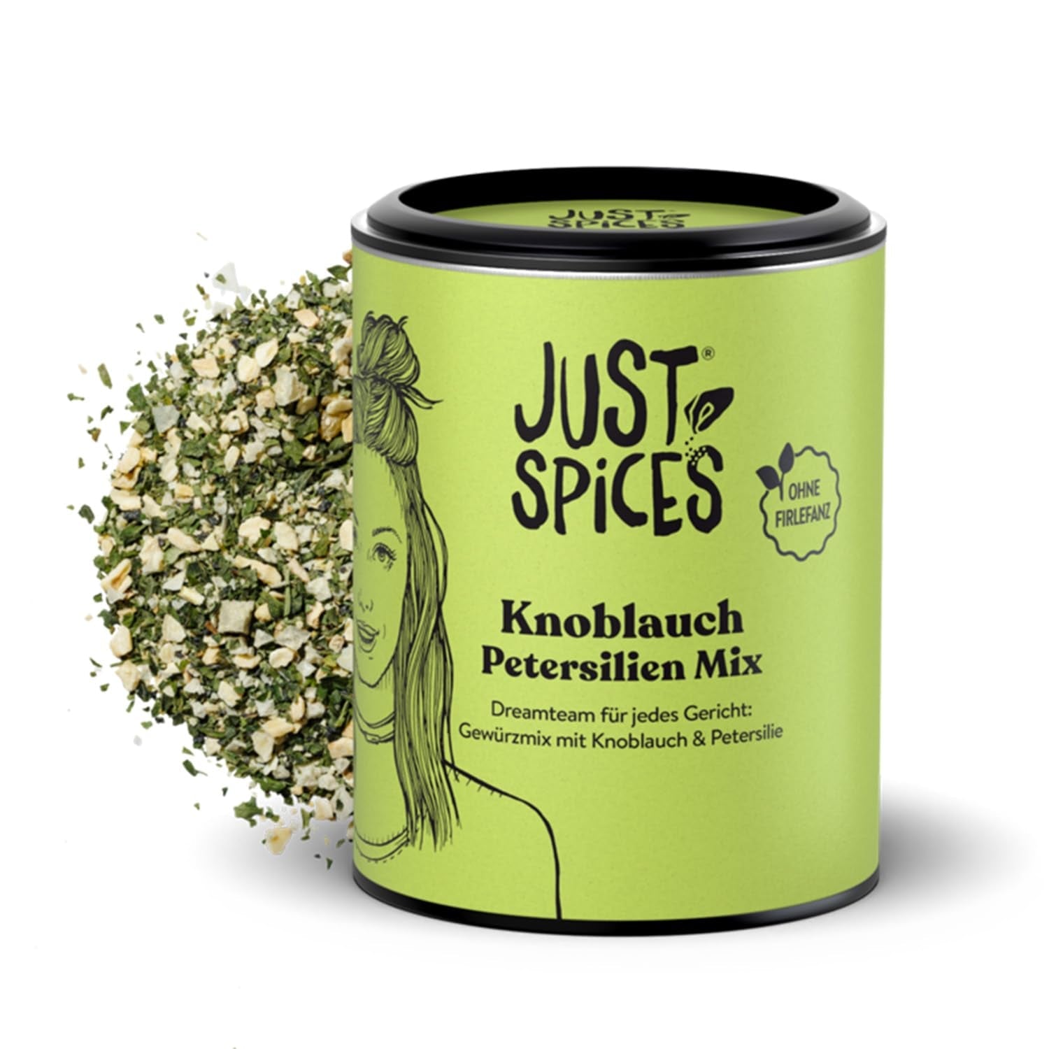 Just Spices Turbo Scharfer Allrounder I Mehr Wumms für jedes Gericht mit dreifach Chili I Gewürzdose, 61 g