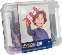 Plus-Plus 9603406 Kreativ-Bausteine Box, Geniales Konstruktionsspielzeug, 2400 Teile