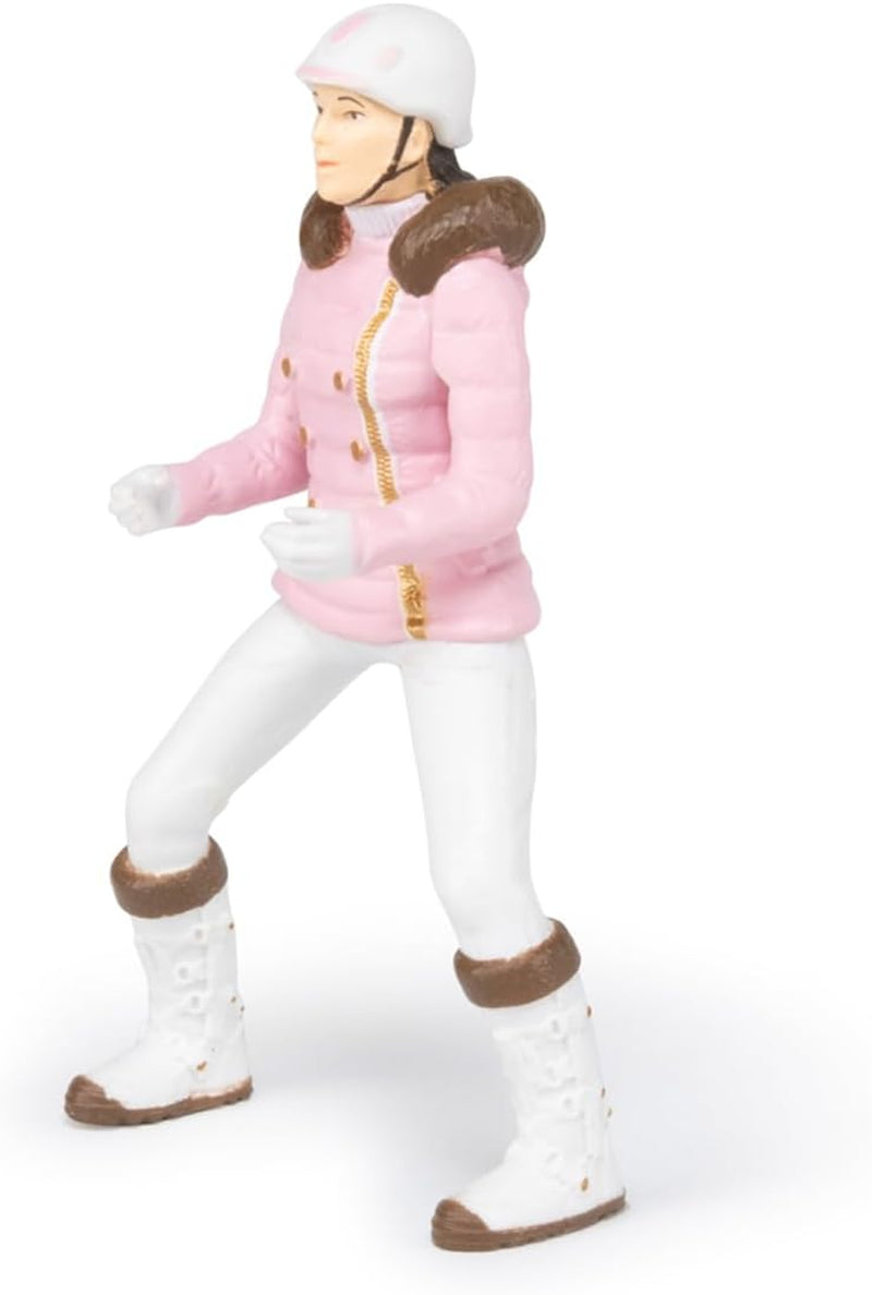 PAPO - Pferdefigur - Rider Fashion Winter, Leidenschaft fürs Reiten, Spielzeug für Kinder ab 3 Jahren. Naty Shop Actionfiguren