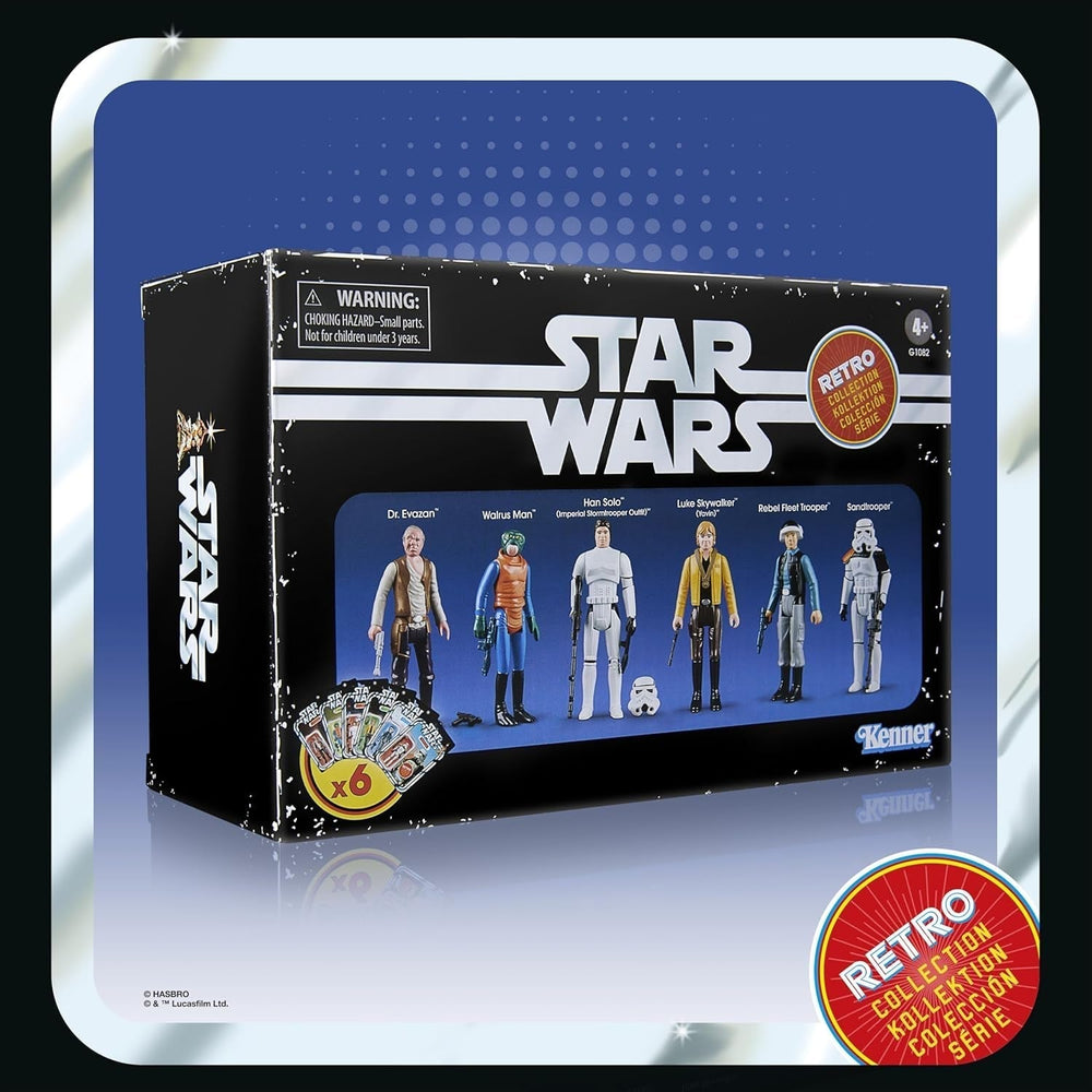 Star Wars Retro Collection Star Wars: A New Hope Multipack 6 Actionfiguren 9,5 cm Actionfiguren Naty Shop
