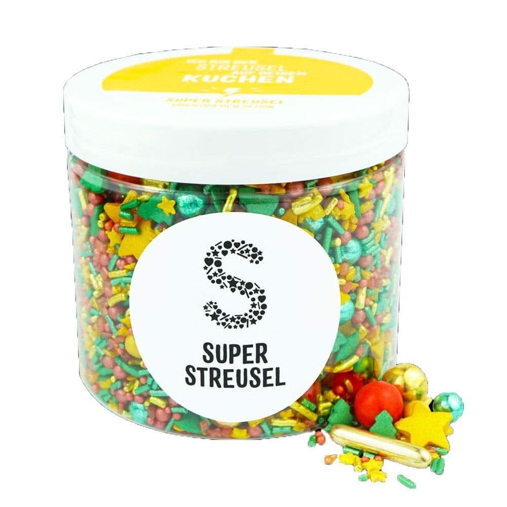 Super Streusel Crunchies, Sprinkles de zahar, tematica Craciun, 90 grame Sprinkles Naty Shop