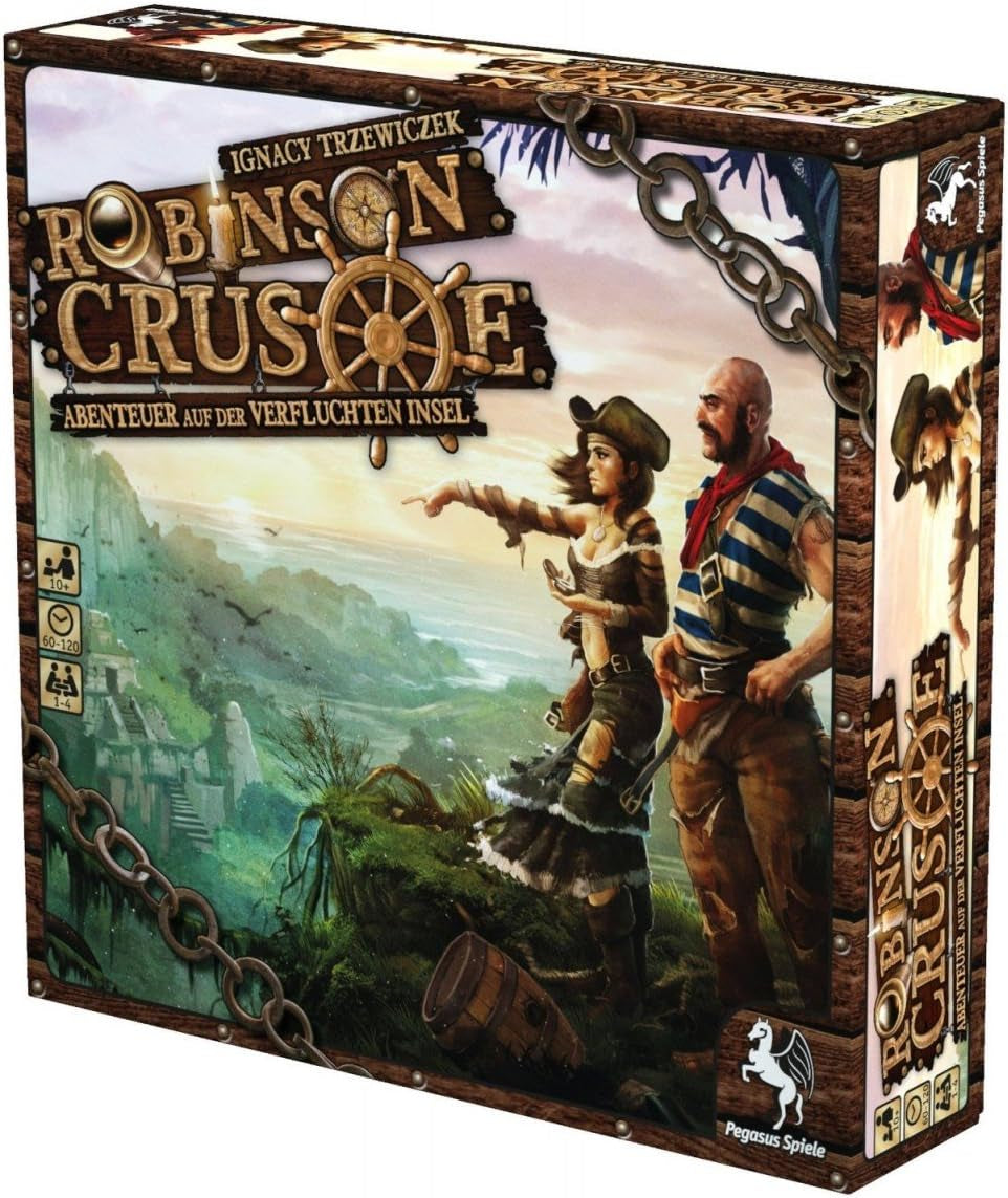 Pegasus Spiele 51945G - Robinson Crusoe, pentru 1-4 jucători