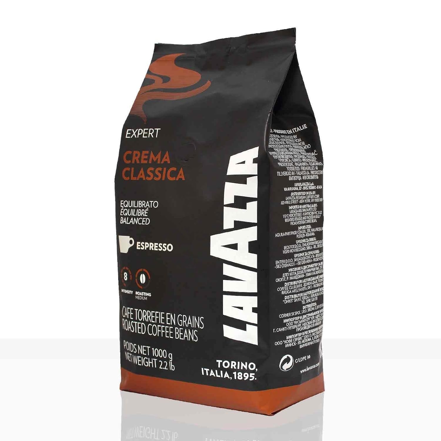 LAVAZZA Espresso Vending - CREMA CLASSICA (6 x 1000 g) boabe intregi