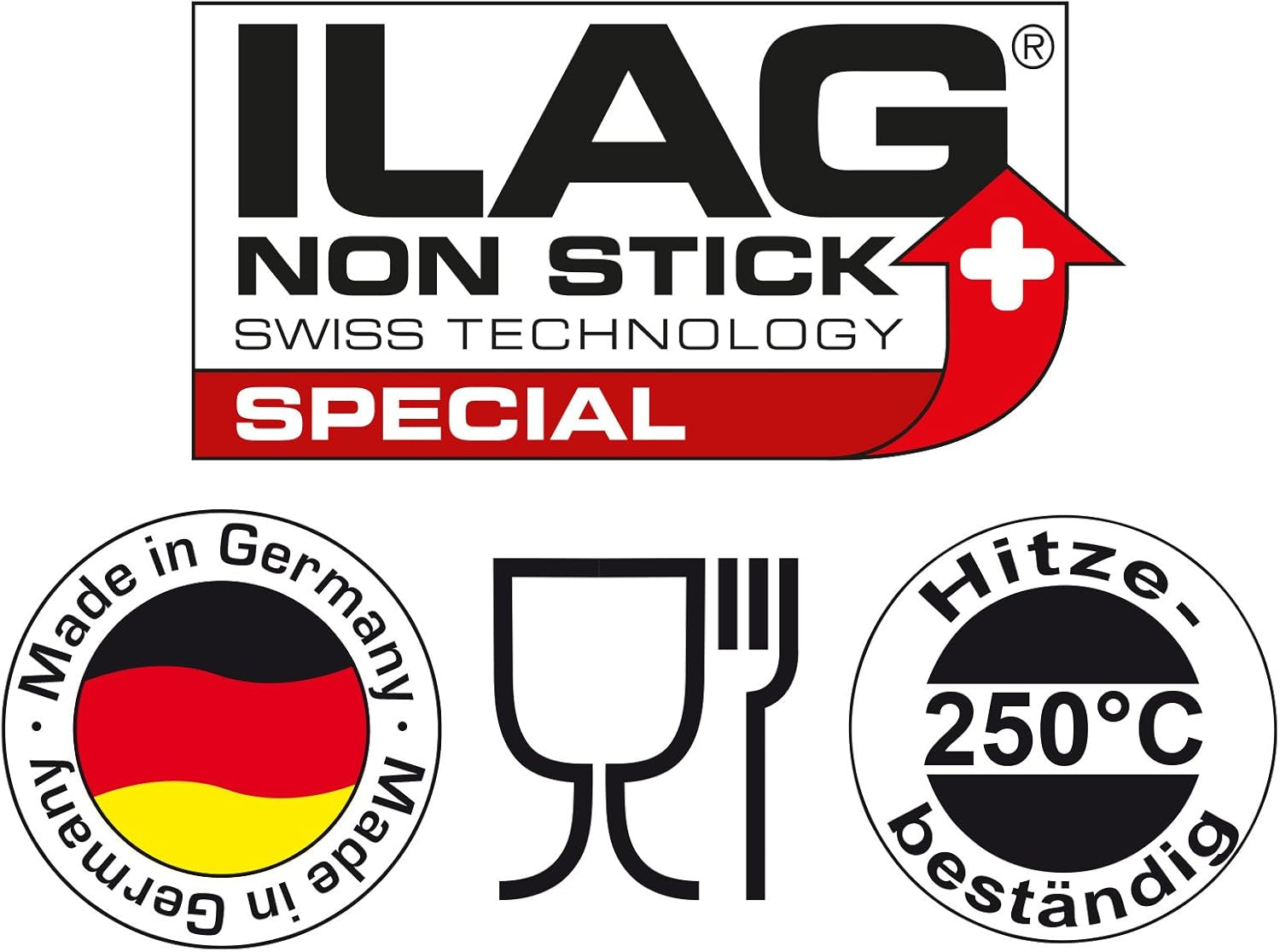 Chg 9942-04 Bratenform Mit Deckel, Antihaftbeschichte, Anthrazit-Metallic, 37 X 20 X 7 Cm Backformen und Tabletts Naty Shop