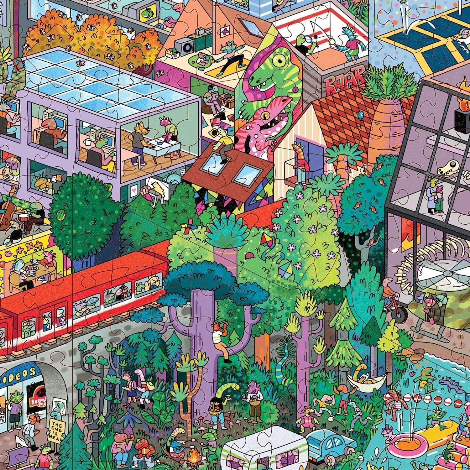 Big Rockstadt - Puzzle de 1000 de piese de la The Magic Puzzle Company - Seria patru Puzzle Naty Shop