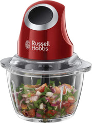 Russell Hobbs Standmixer [1.5L Glasbehälter] Desire Rot (Starker 0.9PS Motor, Impuls-/Ice-Crush-Funktion, Edelstahlmesser, Bpa-Frei Mixer, Elektrischer Zerkleinerer, Smoothie-Maker) 24720-56 Mutter und Kind Naty Shop Mini-Zerkleinerer