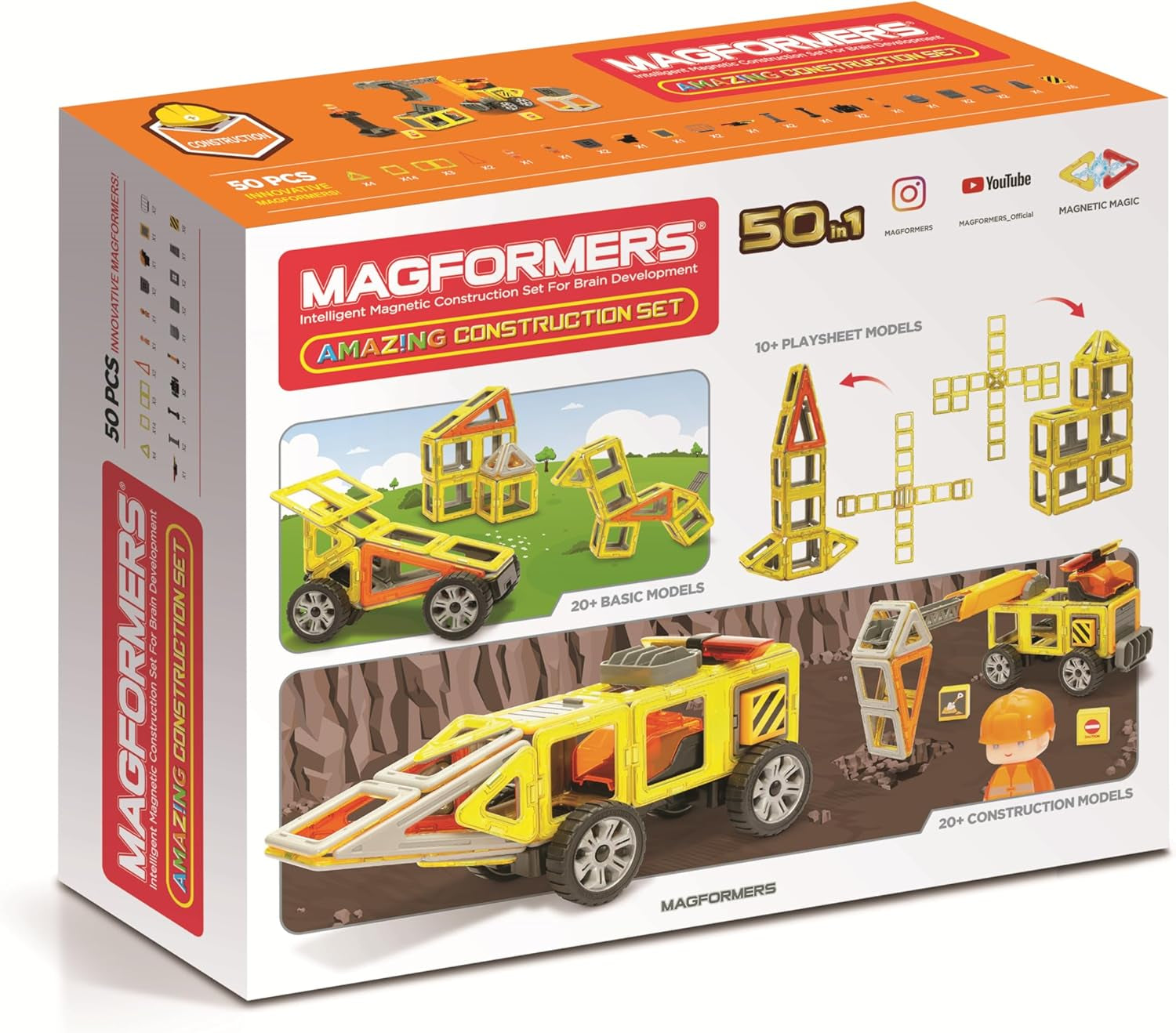 GmbH 278-57  Amazing Construction Set, ab 36 Monate, 50T, bunt