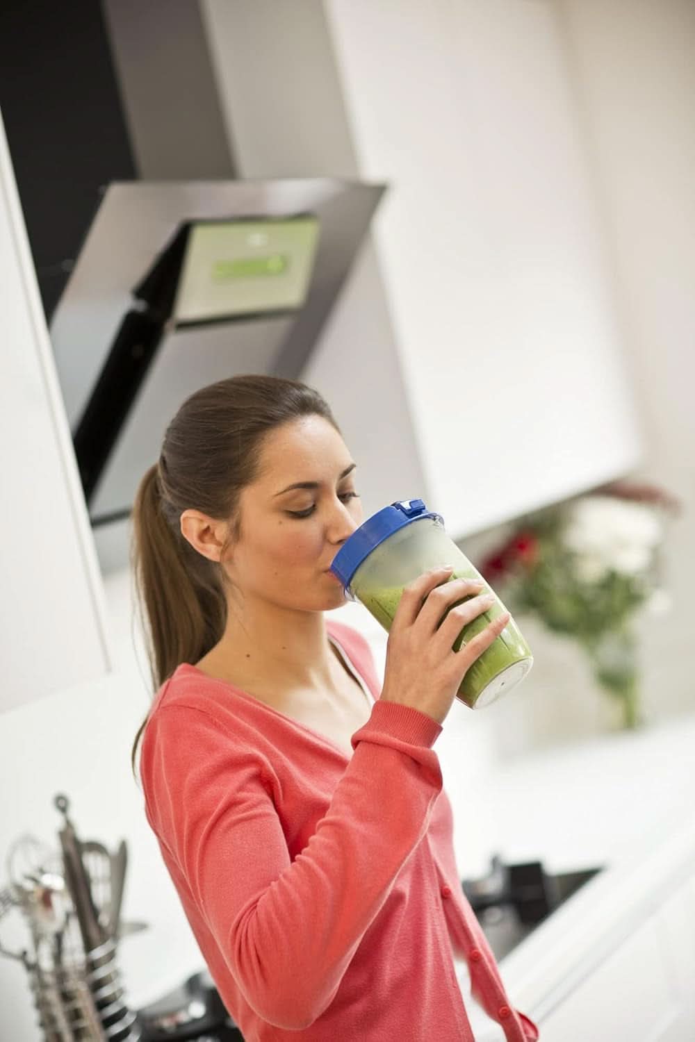 Russell Hobbs Mixer [Multifunktions- Standmixer] Nutriboost (Inkl. 5 Bpa-Freie Und Spülmaschinengeeignete Behälter + Deckel, 22.000 U/Min, 0,9 Ps-Motor) Elektrischer, Smoothie-Maker 23180-56 Kitchen Naty Shop