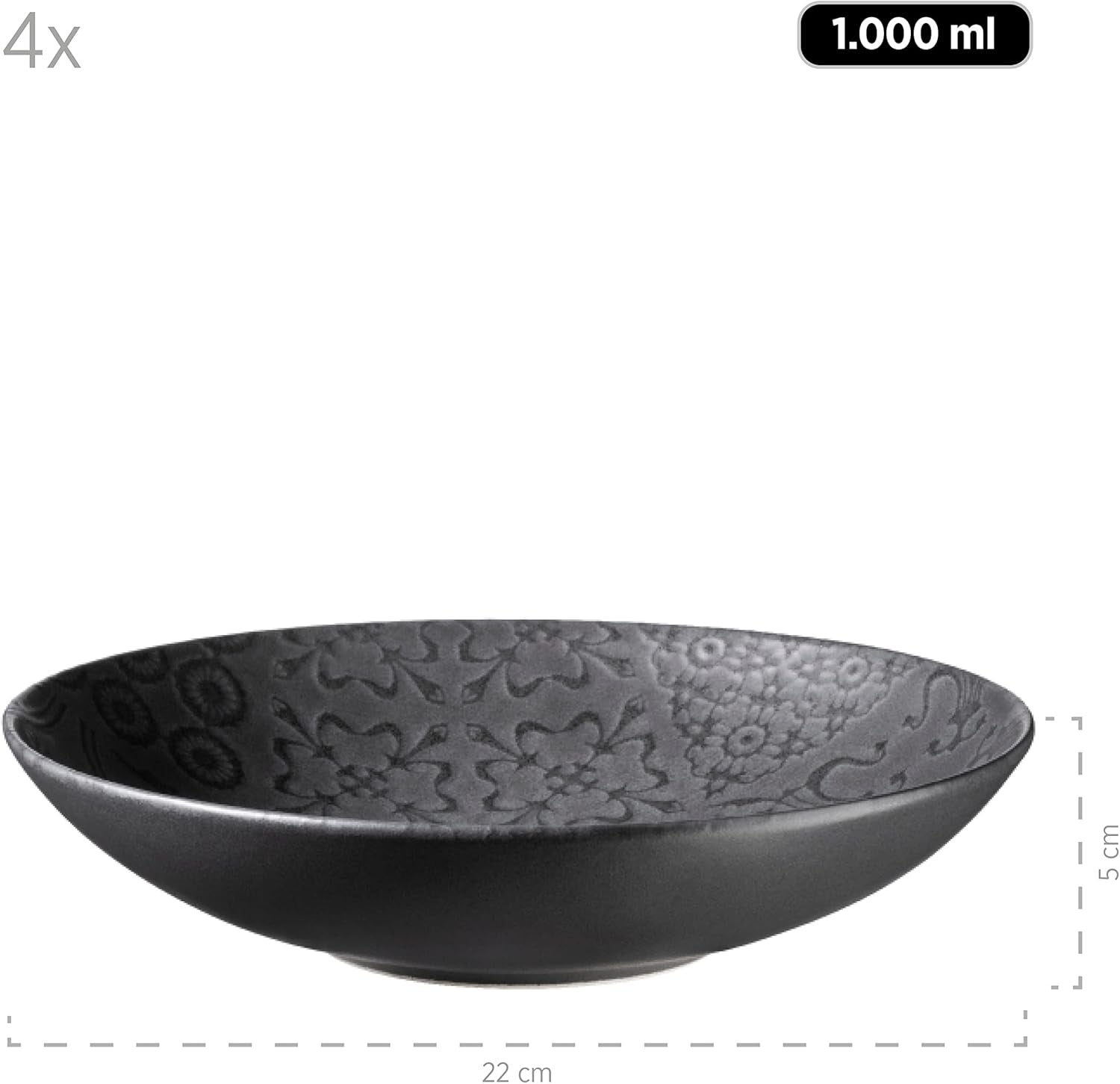 MÄSER 935076 Serie Tiles Vintage Tafelservice für 4 Personen im maurischen Stil Geschirrsets Naty Shop