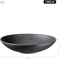 MÄSER 935076 Serie Tiles Vintage Tafelservice für 4 Personen im maurischen Stil Geschirrsets Naty Shop