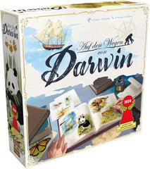 Sorry, We're French, Darwin's Paths, Familienspiel, Spiel des Jahres 2024 nominiert, 2-5 Spieler, ab 8 Jahren, 30 Minuten, Deutsch