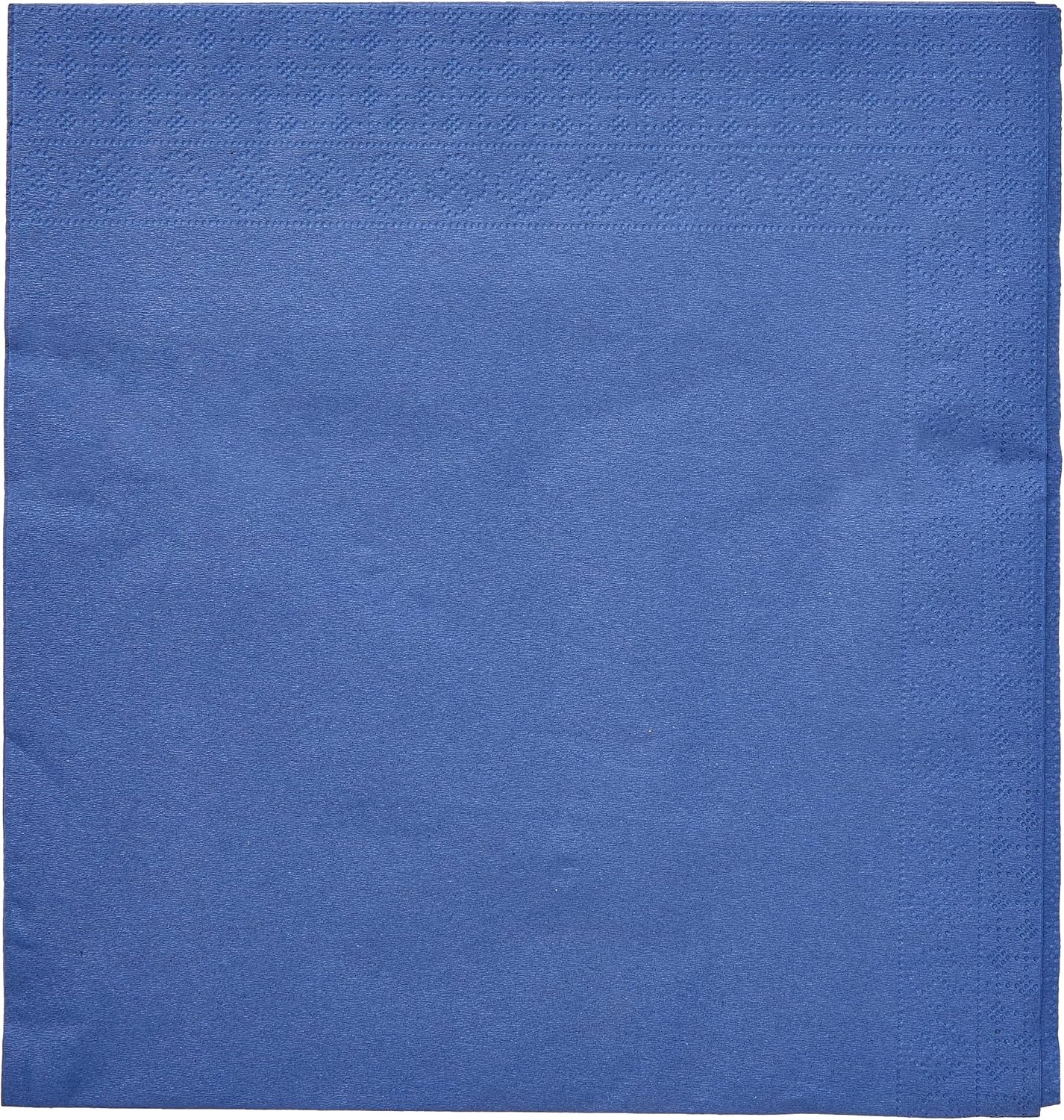 SER4230239 Șervețel 40 X 40, 2 straturi, 1/4-fold, 100 șervețele, 2 straturi, neted cu margine, albastru