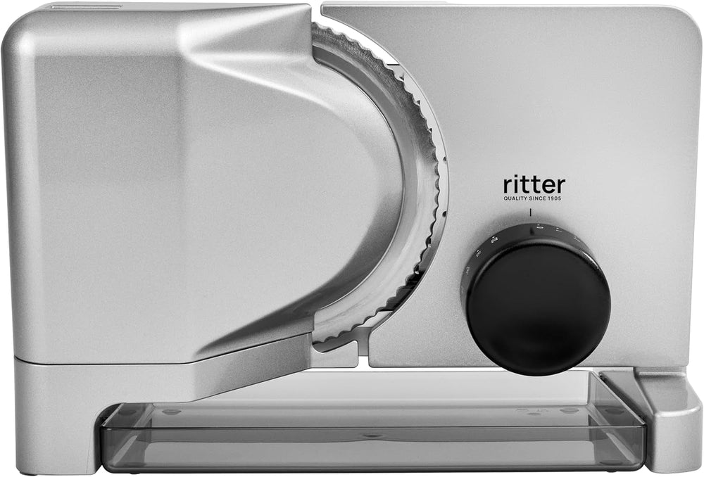 Ritter E 16 Multifunktions-Elektroschneider Reiben und Schneidemaschinen Naty Shop Metallic-Silber