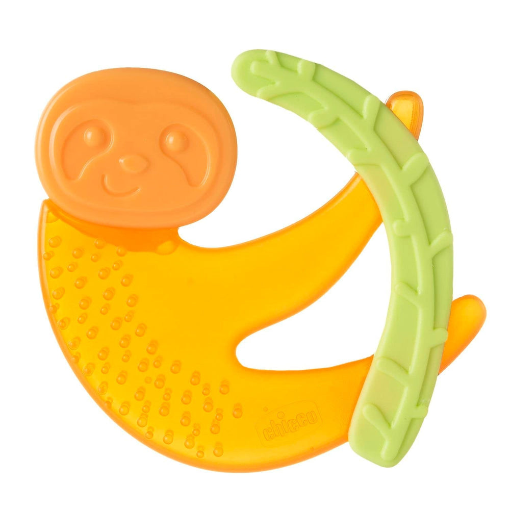 Inel de dentiție Chicco Fresh&Relax Maimuță sau Leneș, 4M+, umplut cu apă sterilă